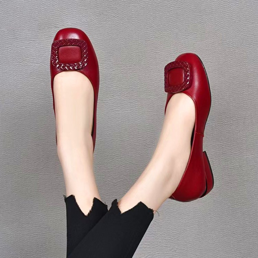 Zapatos de cuero suave con sue - Women'S Shoes reseña y precio